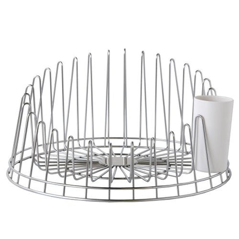 Dish Drainer with Cutlery Drainer in Thermoplastic Resin, 7½ in.