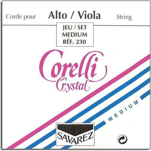 Savarez Corelli Crystal Viola Strings Set, Medium