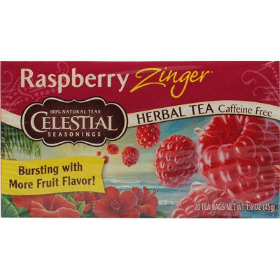 CELESTIAL SEASONINGS Teas Raspberry Zinger 6/20 BAG