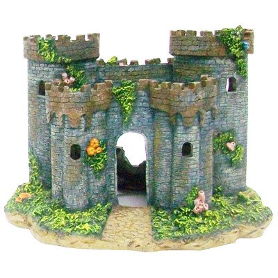 Deco Replica Resin Glow Fish Ornament- Glow in the Dark, Medieval Castle of France / Small