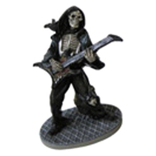 Resin Rock Star Skeleton Guitarist / Medium