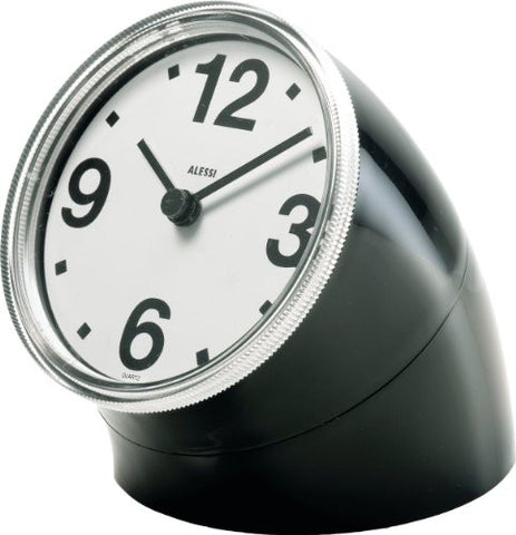 Desk clock in ABS, Black, 3¼ in.