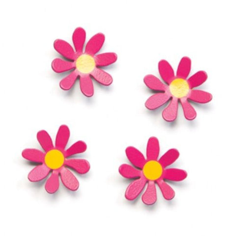 Embellish Your Story Pink Daisy Magnets
