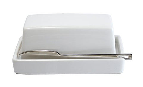 BUTTER DISH-White