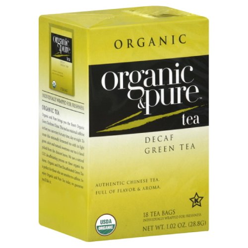 Organic & Pure Tea Green Dcf Org 18Bg
