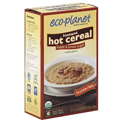 Eco Planet Instant Hot Cereal, Maple & Brown Sugar, Gluten Free 8.46 OZ