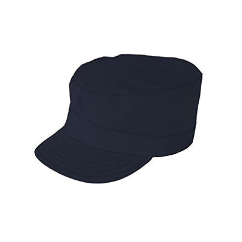 BDU Patrol Cap (60/40 Cotton/Poly Twill) Large (Dark Navy)