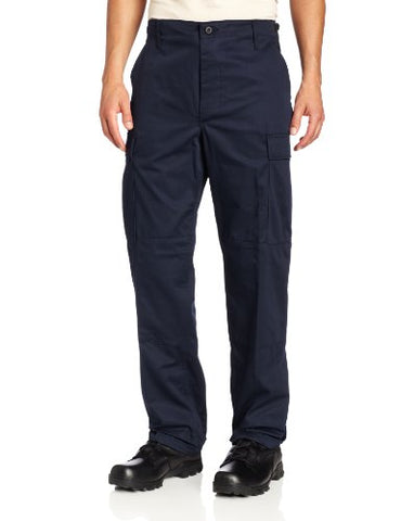 BDU Trouser – Button Fly (60/40 Cotton/Poly Twill) Large Short (Dark Navy)