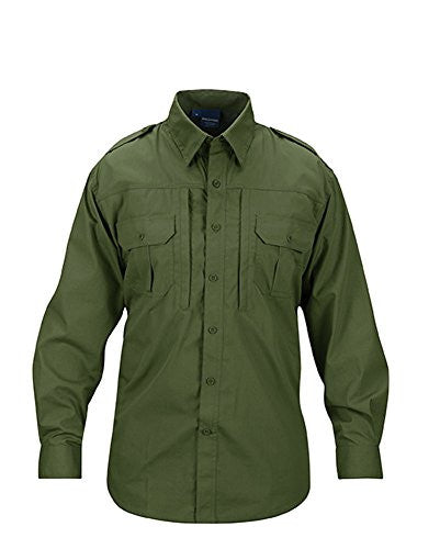 Men's Tactical Shirt - Long Sleeve 3XL Long (Khaki)