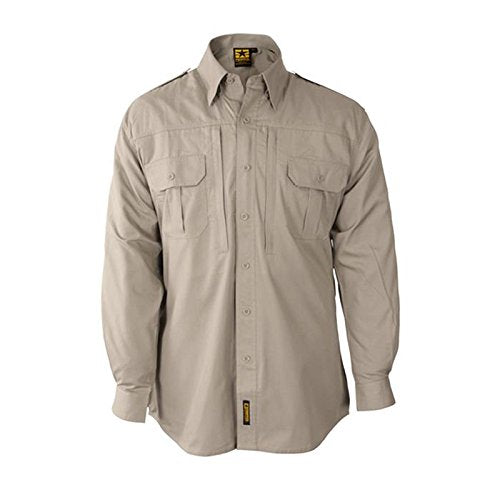 Men's Tactical Shirt - Long Sleeve XXL Regular (Khaki)