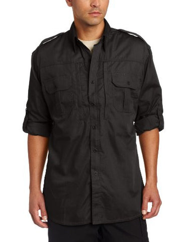 Men's Tactical Shirt - Long Sleeve 4XL Regular (Black)