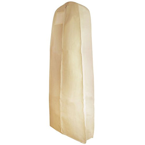 Extra Wide Ivory Dress Cover for Bulky or Multiple Garments - 72 inches
