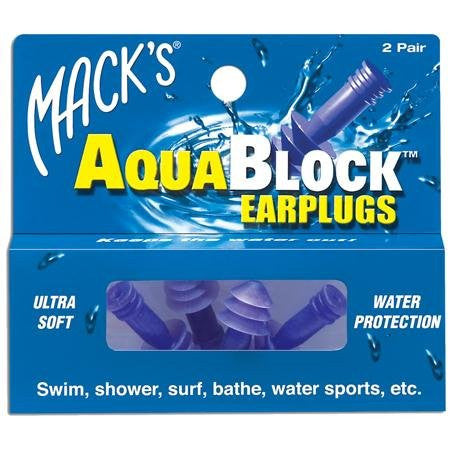 Mack's Aquablock Earplugs 2pairs/box