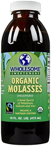 Wholesome Sweeteners Molasses Blackstrap Org F 16 OZ