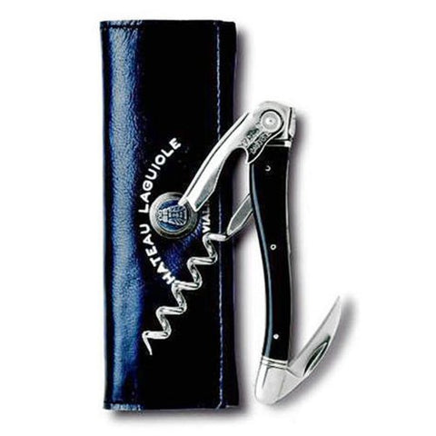 Chateau Laguiole Waiter’s Corkscrew Black Horn