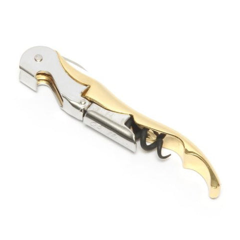 Pulltaps Premium Classic Corkscrew, Gold/Chrome