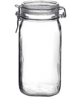 Bormioli Rocco Fido Square Storage Jar - 1.5 Liter