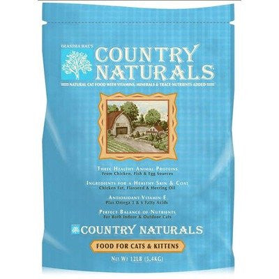 GRANDMA MAES COUNTRY NATURALS CAT & KITTEN FOOD 12 POUND