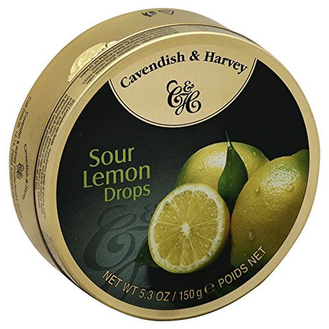 EURO- AMERICAN BRANDS, CAVENDISH & HARVEY LEMON FRUIT TIN 5.3OZ