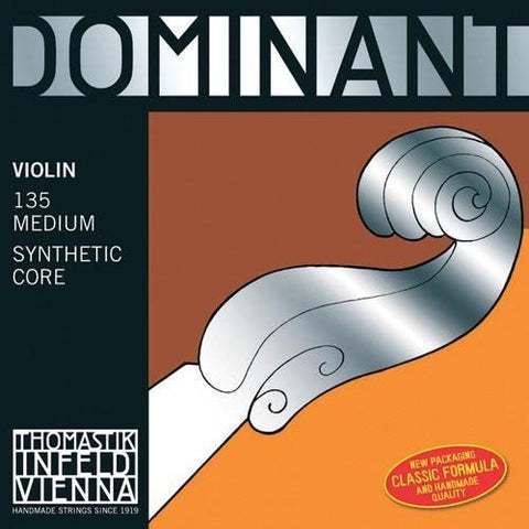 Dominant Violin E Plain Steel, Ball 1/2