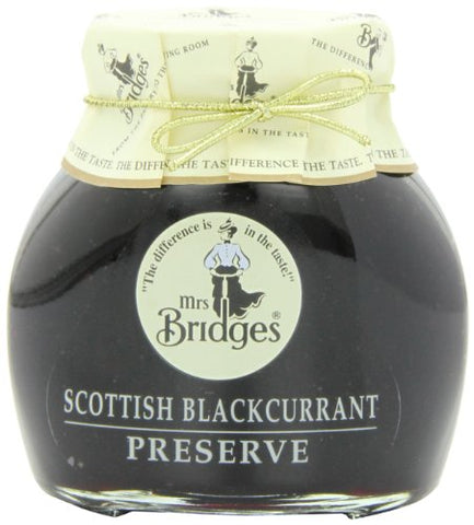 Mrs Bridges Scottish Blackcurrant Preserve, 12oz jar