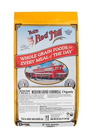 Bob's Red Mill Medium Cornmeal 25 LB