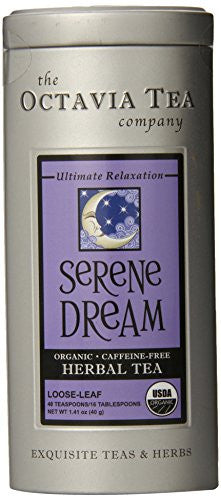 Serene Dream, 100% Caffeine-free, Organic Herbal Tea, Tin