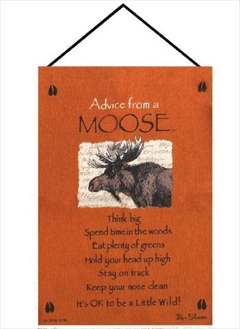 Advice From A Moose -ytn Wallhang -17x26