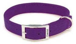 Double Ply Nylon Collar 1"x20" - Bright Pink