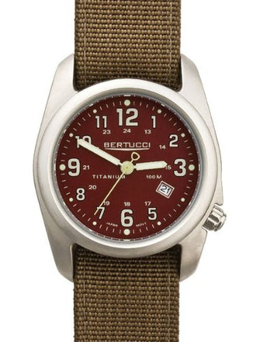 A-2T Field Colors 40mm 7/8" 1.9oz Crimson Dial Coyote Band