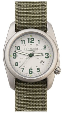 A-2T Field Colors 40mm 7/8" 1.9oz Caprili Stone with Forest Dial Defender Drab Band