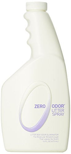 ZERO ODOR PET LITTER SPRAY 16 oz