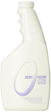 ZERO ODOR PET LITTER SPRAY 16 oz