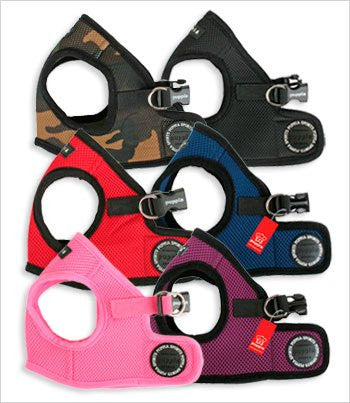 Soft Vest Harness B - Red, X-Small
