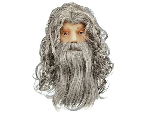 Wizard Wig & Beard Gray