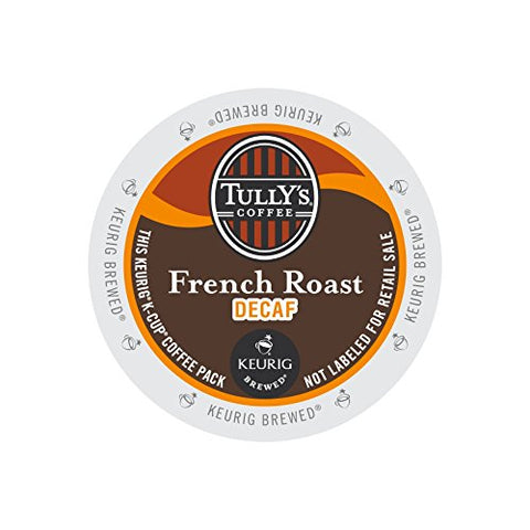 Tully's, French Roast Decaf, K-Cup Box 24 ct.