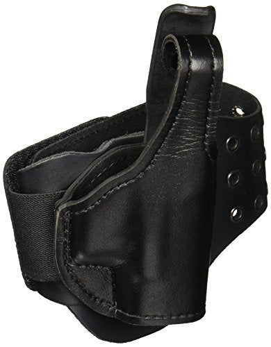 Bootlock Ankle Holster, Black, Plain Finish, Fits Glock 26, 27, 33