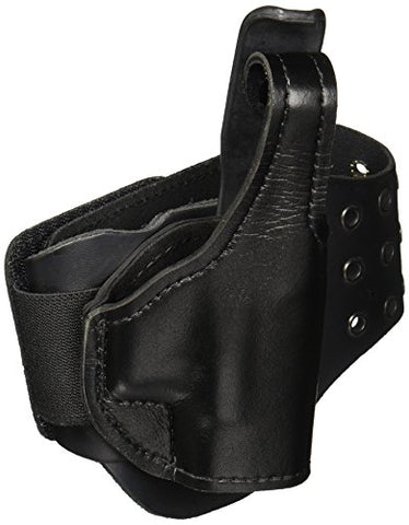 Bootlock Ankle Holster, Black, Plain Finish, Fits Glock 26, 27, 33