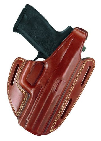 3-Slot Holster, Chestnut Brown, Fits Ruger 4 Inches Bbl
