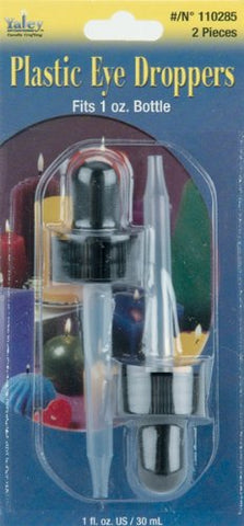 Plastic Eye Droppers, 2/Package (Fits 1 OZ. Bottle) (Candle)