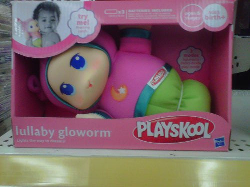 Playskool Lullaby Gloworm Plush Case (Girl Pink #A1202)