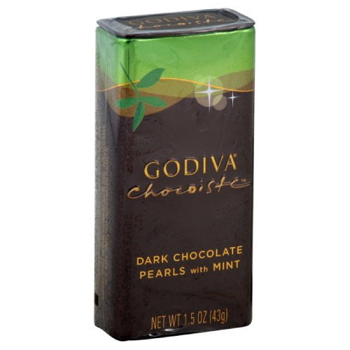 Godiva Pearls - Chocoiste Dark Choc Mint, 1.5oz