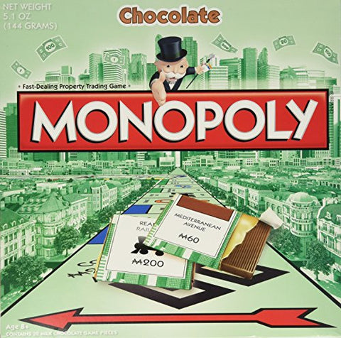 GAME CHOC MONOPOLY net wt 5.1oz 6ct
GAMESFORMOTION - Package