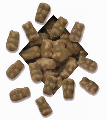 Milk Chocolate Gummy Bears, 8 lb
