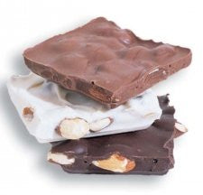 ASHER'S CHOCOLATES, ASHER SUGAR FREE DARK ALMOND BARK 6LB