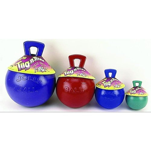 Tug-N-Toss Ball - Blue, 4.5-Inch