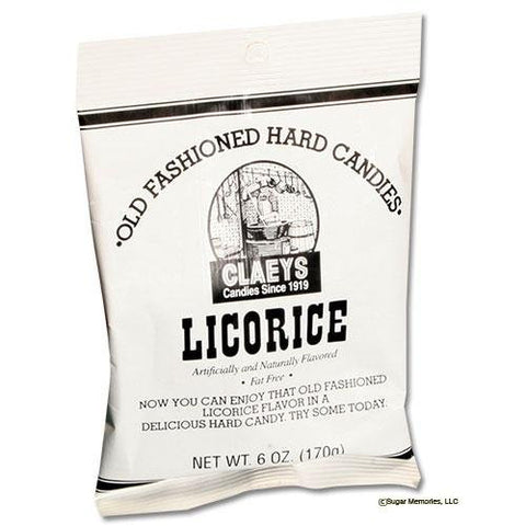 Claey's-Sanded Drops - Licorice, 6oz