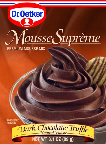 Dr. Oetker Dark Chocolate Truffle Mouse 3.1 OZ