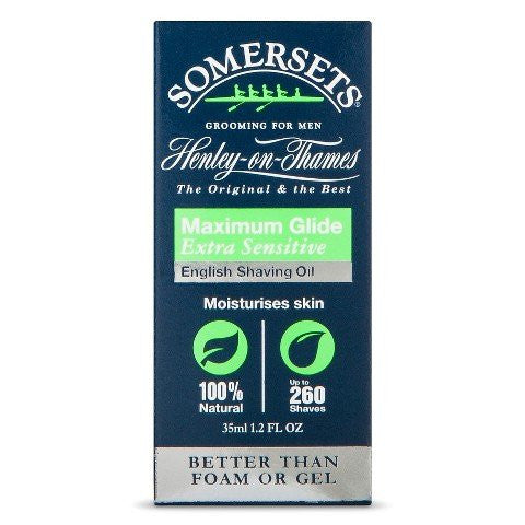 Somersets Sensitive Shave Oil, 1.2 oz