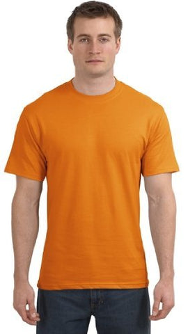 Hanes 6.1 oz Ringspun Cotton Beefy T - Athletic Orange XL